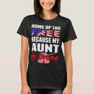 T-shirt Ma Tante Est Courageuse À La Maison De La Niec De