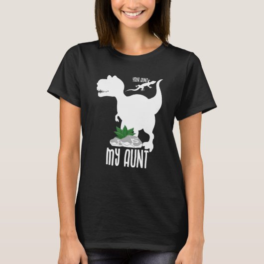 T-shirt Ma tante rex Tante Meilleure mère (Devant)