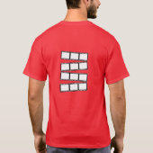 T-shirt Ma vie en images (Dos)