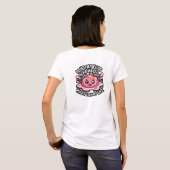 T-shirt Ma vie est brouillée (Dos entier)