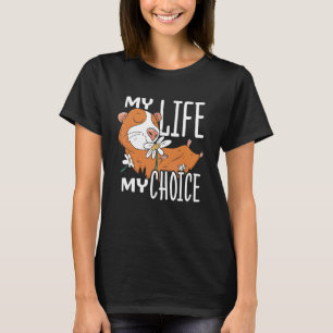 T-shirt Ma vie Mon choix Guinée Cochon Oreille Animaux Ani