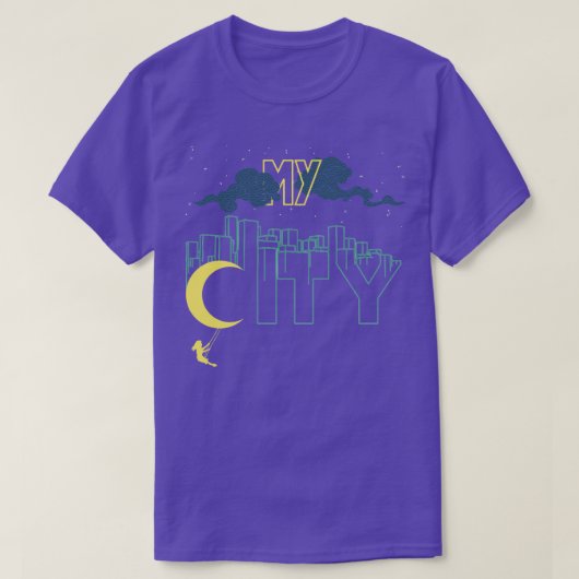 T-shirt Ma ville (Design devant)