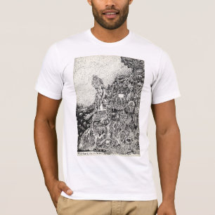 T-shirt Ma ville poussée par le feu dans la mer