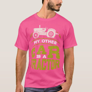 T-shirt Ma voiture est un tracteur agriculteur