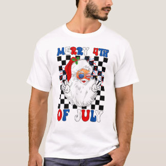 T-shirt Mab 4 juillet Noël en juillet Vacances d'été