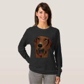 T-shirt Mabel Le Mini Dachshund (Devant entier)