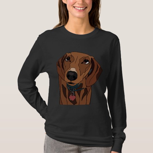 T-shirt Mabel Le Mini Dachshund (Devant)