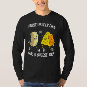 T-shirt Mac & Cheese Cool Pour Hommes Femmes Macarons Au F