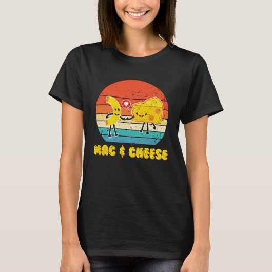 T-shirt Mac & Cheese Love Food Costume Cute Veggie (Devant)