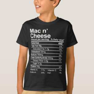 T-shirt Mac et fromage