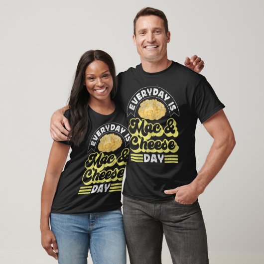 T-shirt Mac Et Fromage Chaque Jour Est Mac Et Fromage Day (Unisexe)
