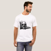 T-shirt macabre de crâne (Devant entier)