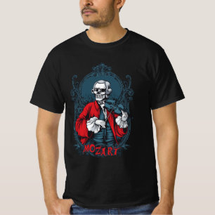 T-shirt Macabre Mozart - Skeleton Virtuoso