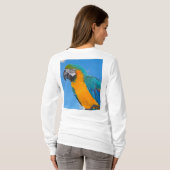 T-shirt Macao bleu et jaune (Dos entier)