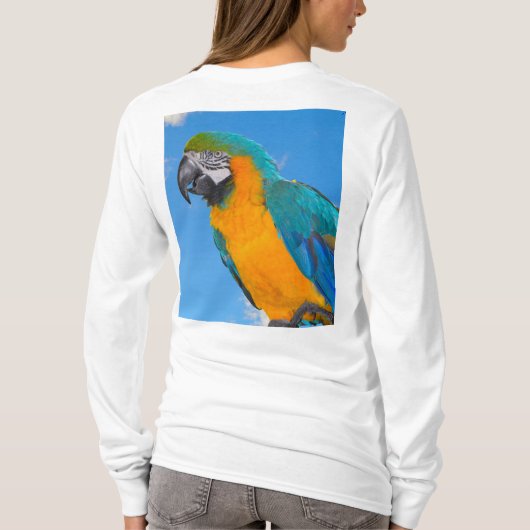 T-shirt Macao bleu et jaune (Dos)