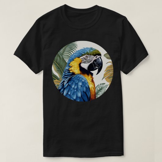 T-shirt Macao bleu et or 5 (Design devant)