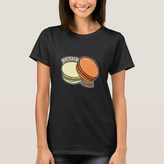 T-shirt Macaron Addict Baking Sweet Macarons (Devant)
