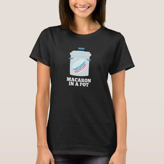 T-shirt Macaron dans un pot de Citation de chanson de pâti (Devant)