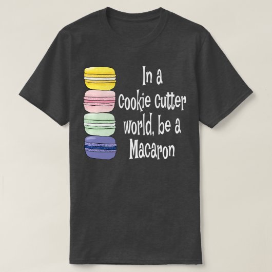 T-shirt Macaron Français Macaron Drôle Macaron Cookie Cade (Design devant)