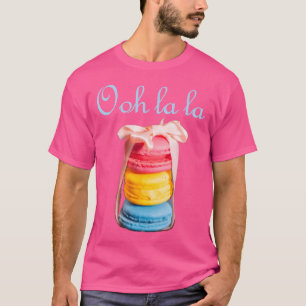 T-shirt Macaron Lovers French Cookie Macaroons Baker Baker