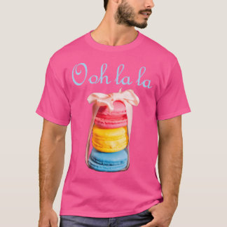 T-shirt Macaron Lovers French Cookie Macaroons Baker Baker