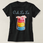 T-shirt Macaron Lovers French Cookie Macaroons Baker Baker (Design devant)