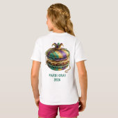 T-shirt Macaron Royal Mardi Gras (Dos entier)