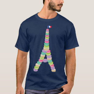 T-shirt Macaron Tour Eiffel FranceMacaron Paris