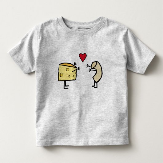 T-shirt Macaroni et fromage Love (Devant)