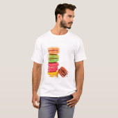 T-shirt Macarons français (Devant entier)