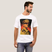 T-shirt MacArthur - devoir, honneur, pays (Devant entier)