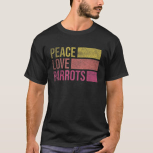 T-shirt Macaw Cockatiel perroquet gris d'Afrique Amoureux