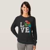 T-shirt Macaw   Parrot Owner Tee Parrot Artwork (Devant entier)