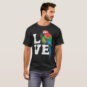 T-shirt Macaw   Parrot Owner Tee Parrot Artwork (Devant entier)