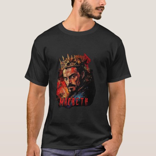 T-shirt Macbeth de William Shakespeare (Devant)