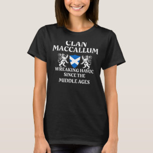 T-shirt MacCallum Scottish Family Clan Scotland Nom