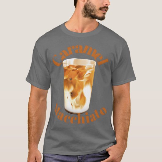 T-shirt Macchiato caramel drôle (Devant)
