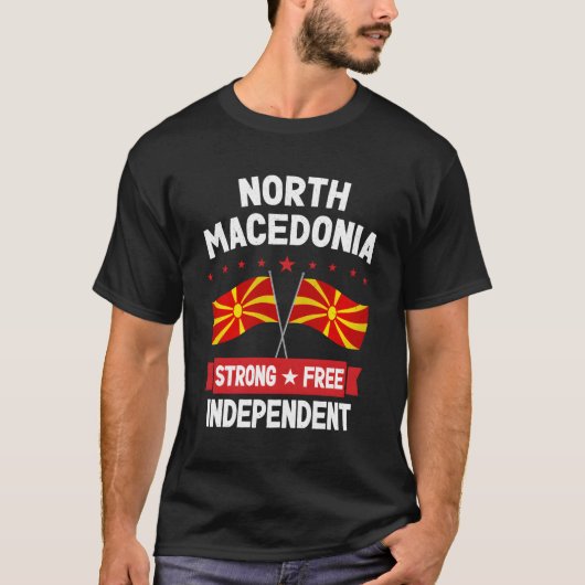 T-shirt Macédoine du Nord (Devant)