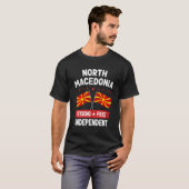 T-shirt Macédoine du Nord (Devant entier)