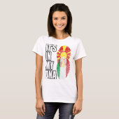 T-shirt Macédonien Et Italien Mélangent Un Drapeau D'ADN H (Devant entier)