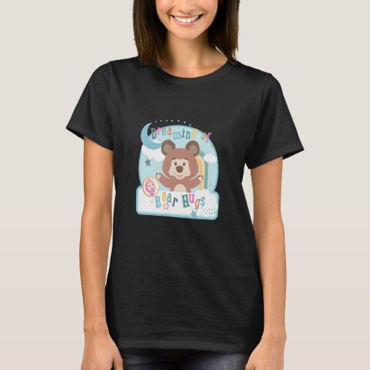 T-shirt Macha et l'ours. Ours (Devant)