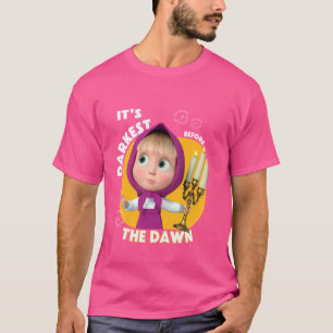 T-shirt Macha et l'ours. Plus Sombre Avant L'Aube