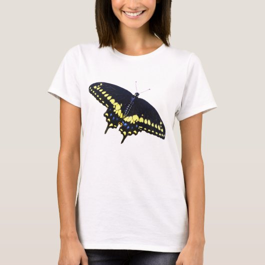 T-shirt Machaon noir (Devant)