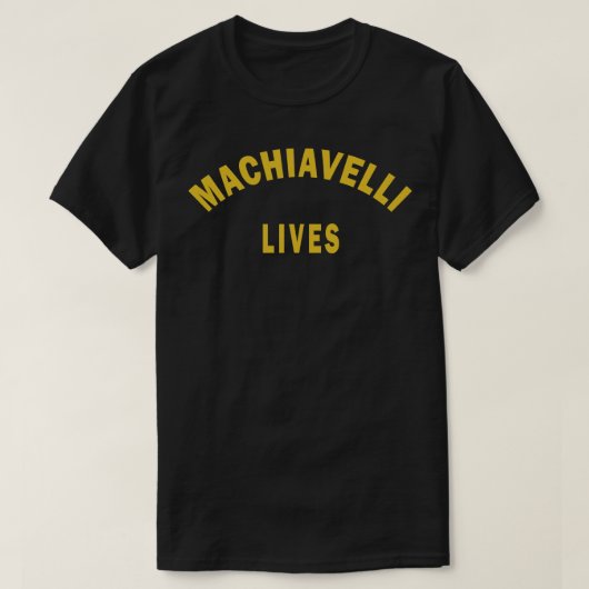 T-shirt Machiavelli vit (Design devant)