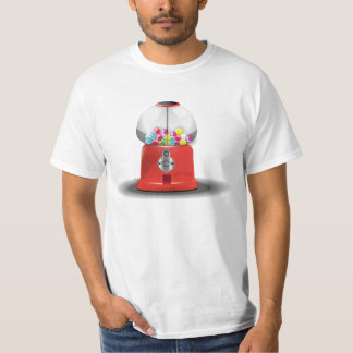 T-shirt Machine à bonbons à gumball de dessin