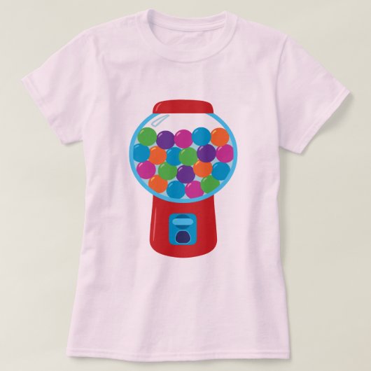T-shirt Machine à bonbons Gumball (Design devant)