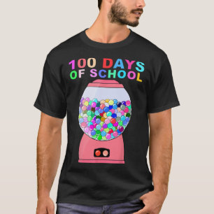 T-shirt Machine à chewing-gum Fun 100 jours d'école pour l