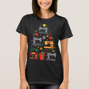 T-shirt Machine à coudre Arbre de Noël Ornement de Noël W
