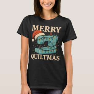 T-shirt Machine à coudre Merry Quiltmas 5