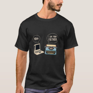 T-shirt Machine à écrire Je suis votre père Programmeur Ac